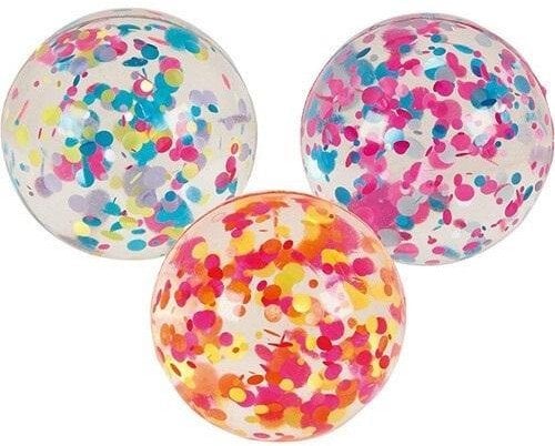 Goki Kolorowa piłeczka kauczukowa w kropki 45mm mix