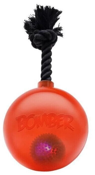 Happy Dog Zabawka Bomber Bomb, L, 17cm, pomarańczowa