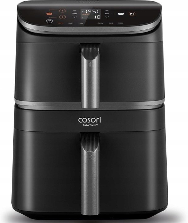 Cosori Air Fryer Frytkownica Beztłuszczowa 10,8L 2 Komory z przepisami