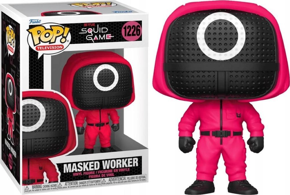 Figurka Funko Pop Figurka ! Squid Games Red Soldier (Mask)