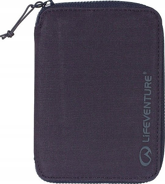 Lifeventure RFID Mini Travel Wallet, Recycled, Navy Blue