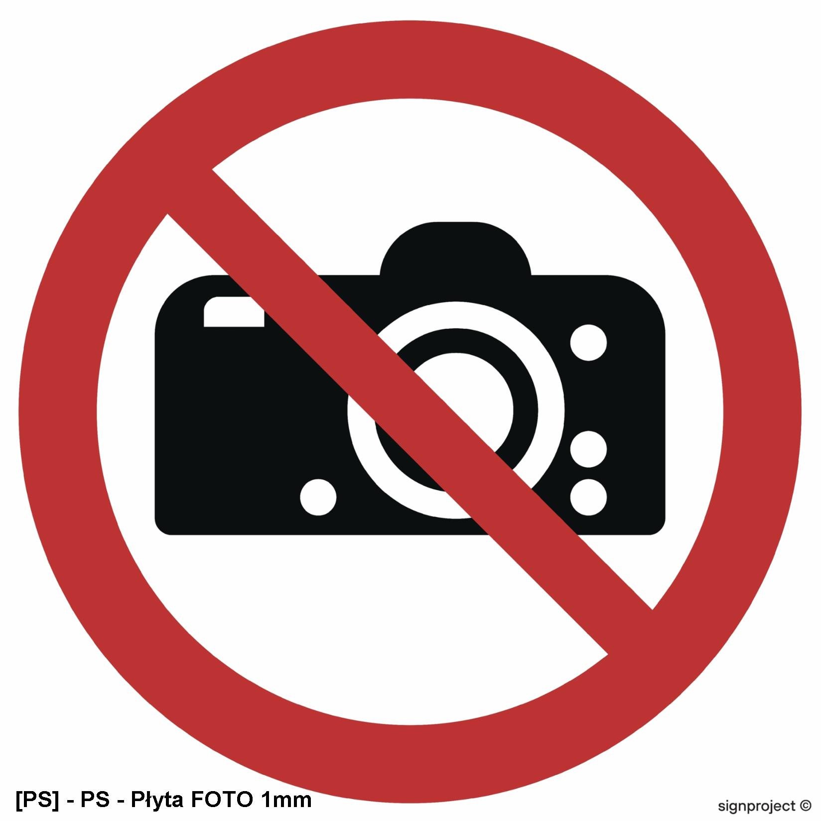 GA029 - Zakaz fotografowania 350x350