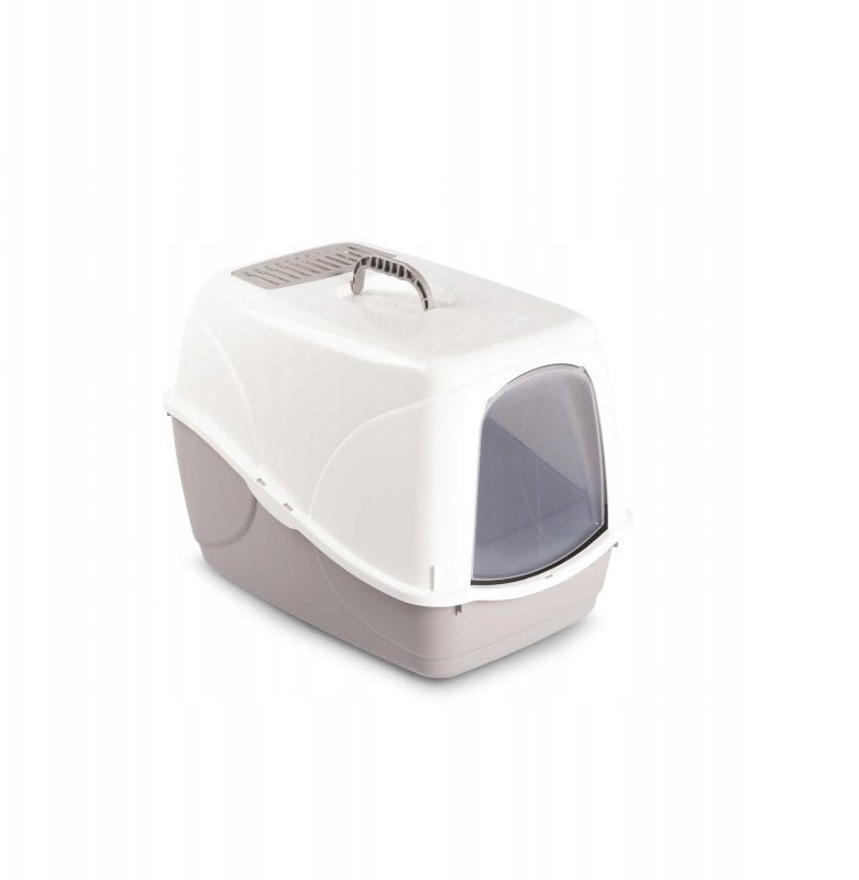 Barry King Kuweta zamykana dla kota szara, 54x38,5x38cm