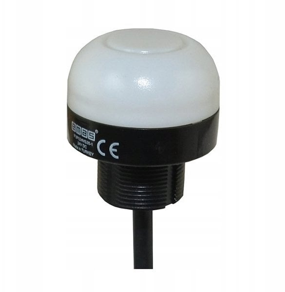 Wielofunkcyjna kolumna sygnalizacyjna LED, 30mm, PLC PNP, 24V DC, Przewód 1M, kształt kopułka, T0-IF3P024MS30-1