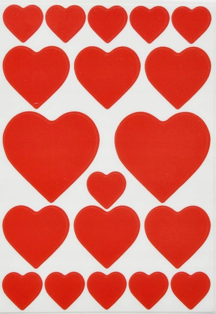 Naklejka Decor serca