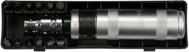 Vorel Wkrętak udarowy metalowy z wymiennymi końcówkami 14szt (65124)