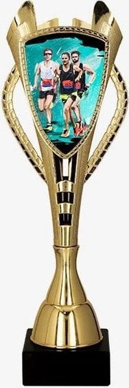 Victoria Sport Puchar plastikowy złoty - BIEGI MĘŻCZYZN
