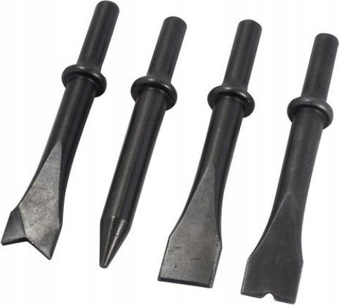 Rockforce Dłuta do młotków pneumatycznych 4 szt. Zestaw dłut