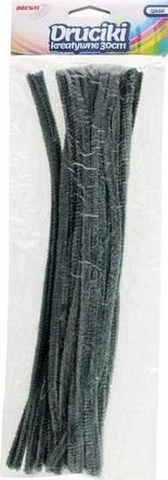 BREWIS Druciki kreatywne szare 40szt