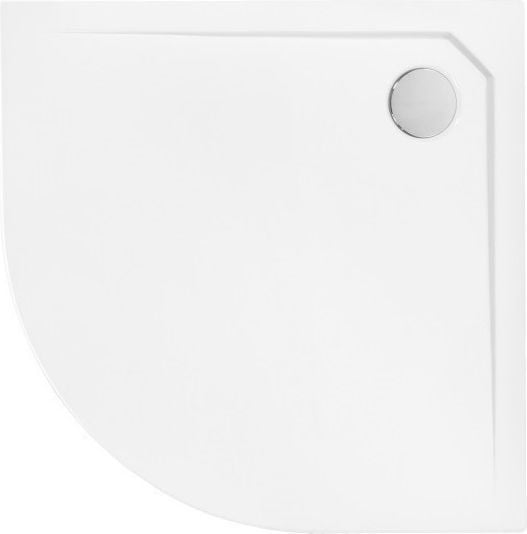 Brodzik Besco Asco Ultraslim półokrągły narożny 90 cm x 90 cm (BMAS-90)