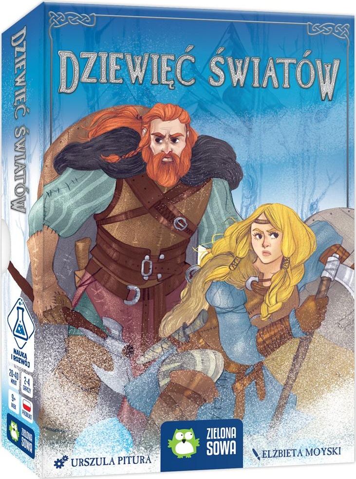 Zielona Sowa Gra planszowa Dziewięć światów