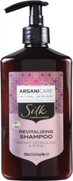 Arganicare Arganicare Silk Szampon rozplątujący włosy z jedwabiem 400 ml