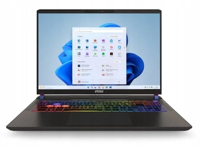 Laptop MSI Vector 16 HX AI A2XWHG-256PL - Ultra 7 255HX | 16" | 64GB | 1TB + 2TB | Win11 | RTX 5070Ti