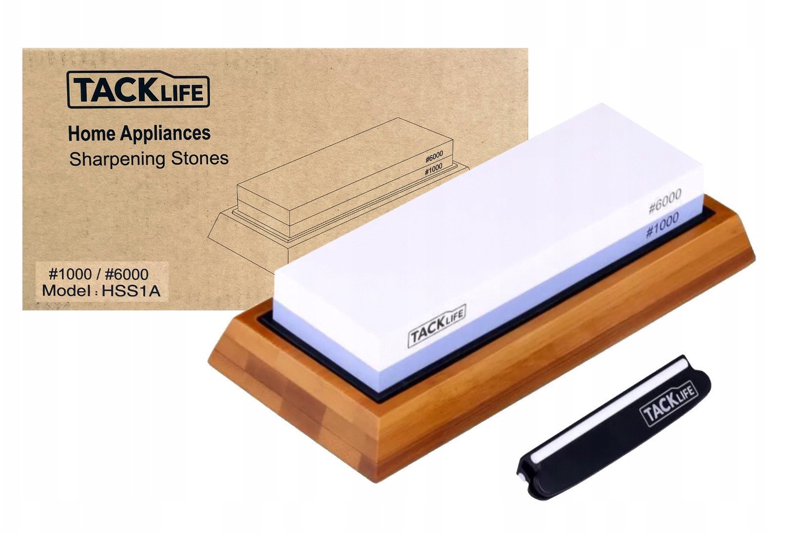 Zestaw 1000/6000 Kamień Osełka do ostrzenia kamień rękawiczki ochronne