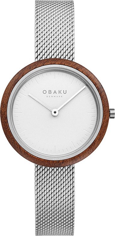 Zegarek OBAKU Zegarek damski Obaku Denmark V245LXCIMC srebrny