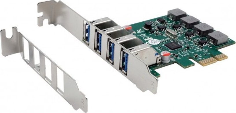 HUB USB Exsys Exsys EX-11044 PCIe Schnittstellenkarte FH/LP PCIe 2.0 x1 4x USB 3.2