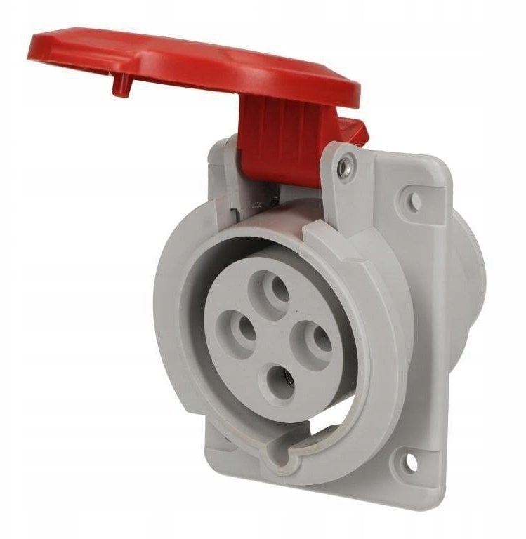 Gniazdo tablicowe skośne 32A 4P 400V IP54 SP23332
