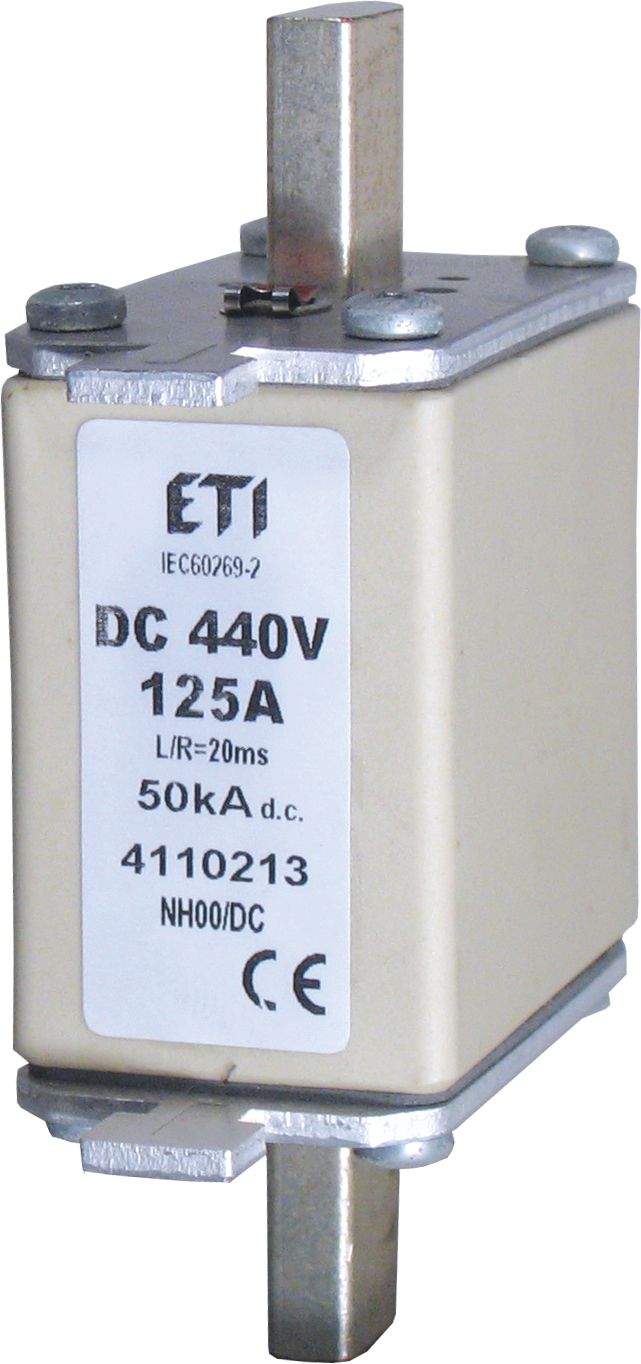Eti-Polam Wkładka bezpiecznikowa NH00 125A 440V DC WT-00 (004110213)