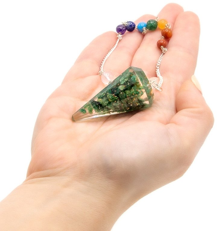 Wahadełko z Orgonitem - Zielony Awenturyn