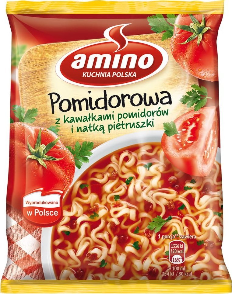 AMINO Zupa Błyskawiczna - Pomidorowa (61g)