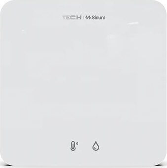 Przewodowy czujnik temperatury, wilgotności biały C-S1M Tech Sterowniki