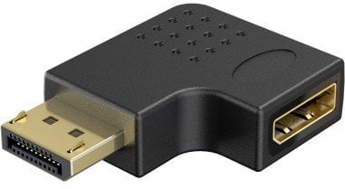 Adapter DisplayPort kątowy 90 w lewo