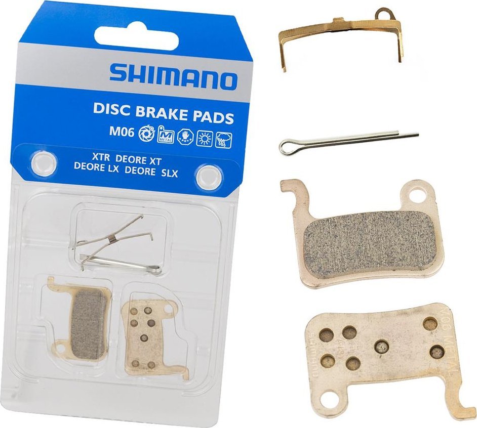 Shimano Okładziny Shimano M06 metaliczne ze sprężyną
