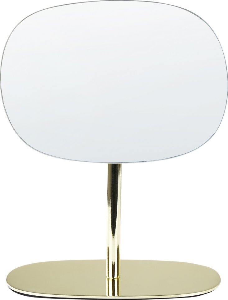 Beliani Lusterko kosmetyczne Złoty CHARENTE