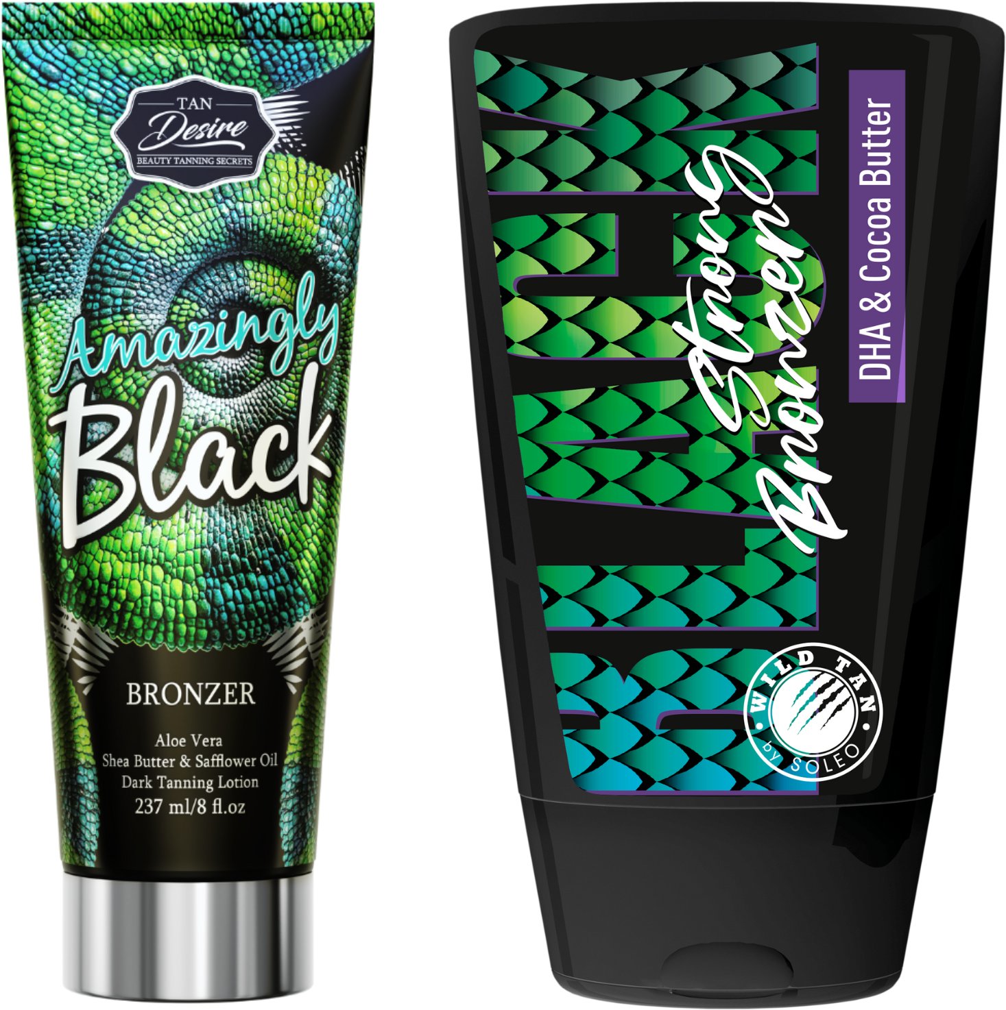 Tan Desire Amazingly Black + Wild Tan Black Strong Gratis