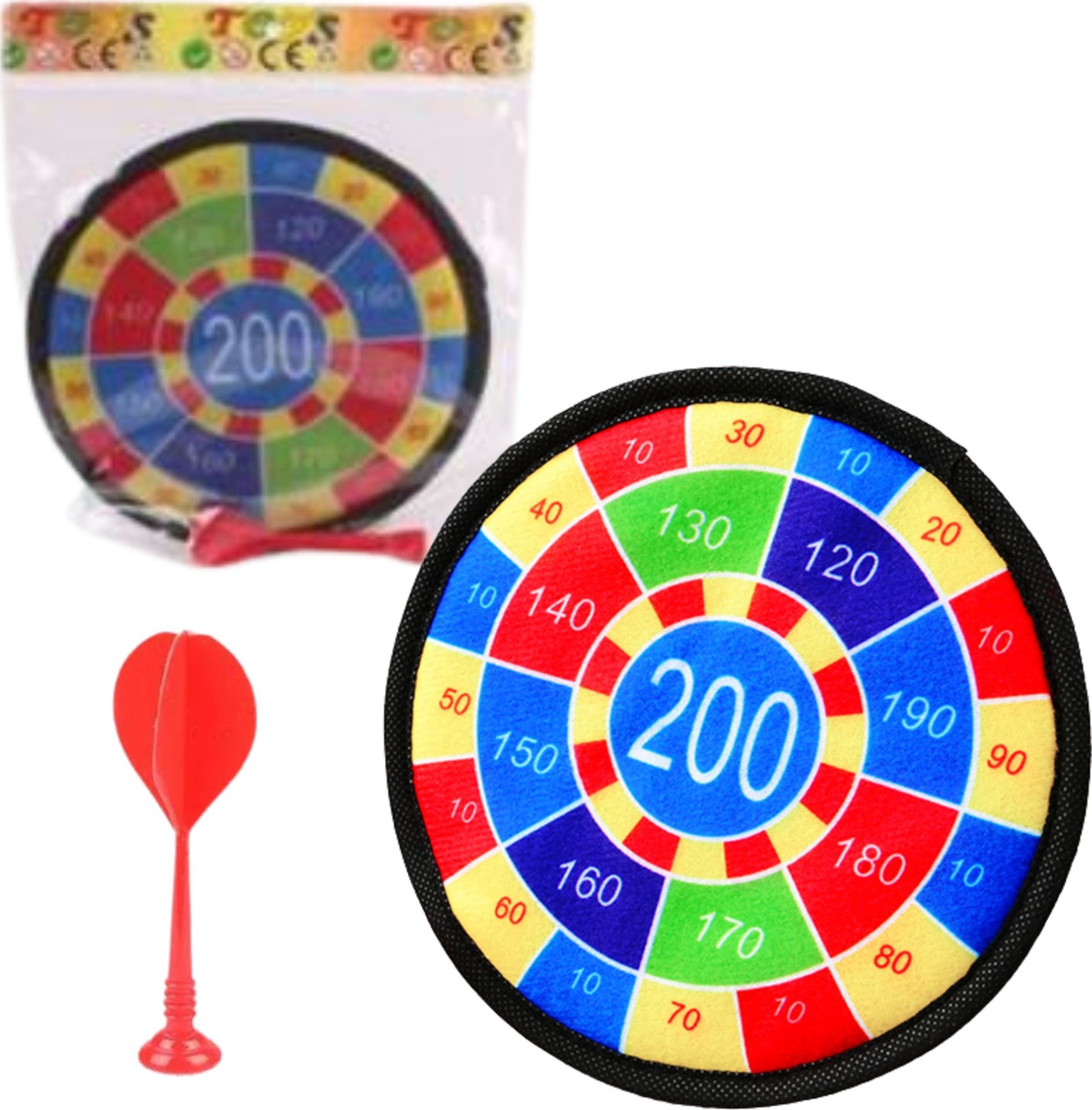 ProNice Dart Gra na Rzepy Tarcza Bezpieczne Rzutki Lotki Zręcznościowa Dla Dzieci