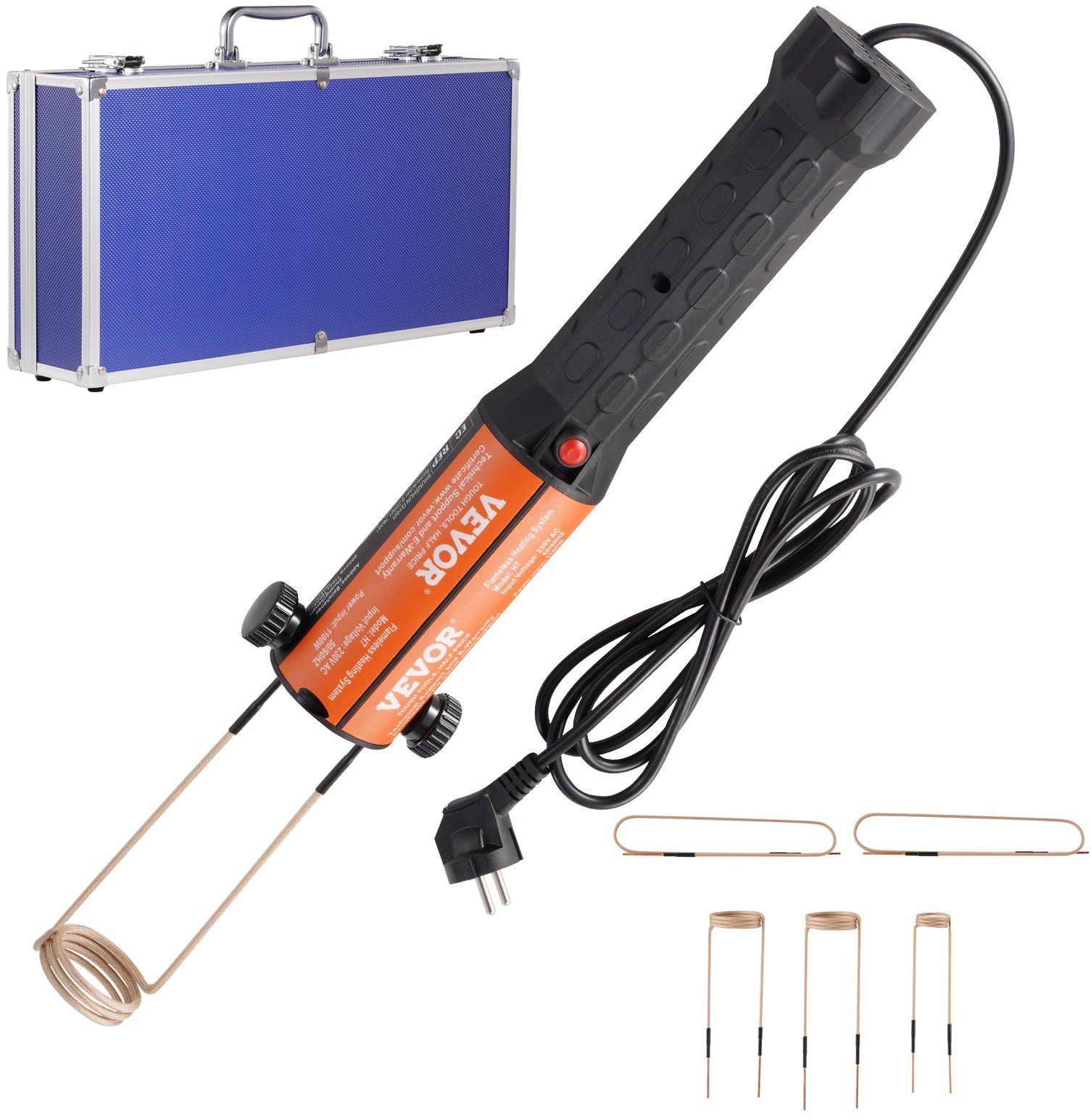 Podgrzewacz indukcyjny 1kW ręczny do śrub tulei nakrętek mechanika