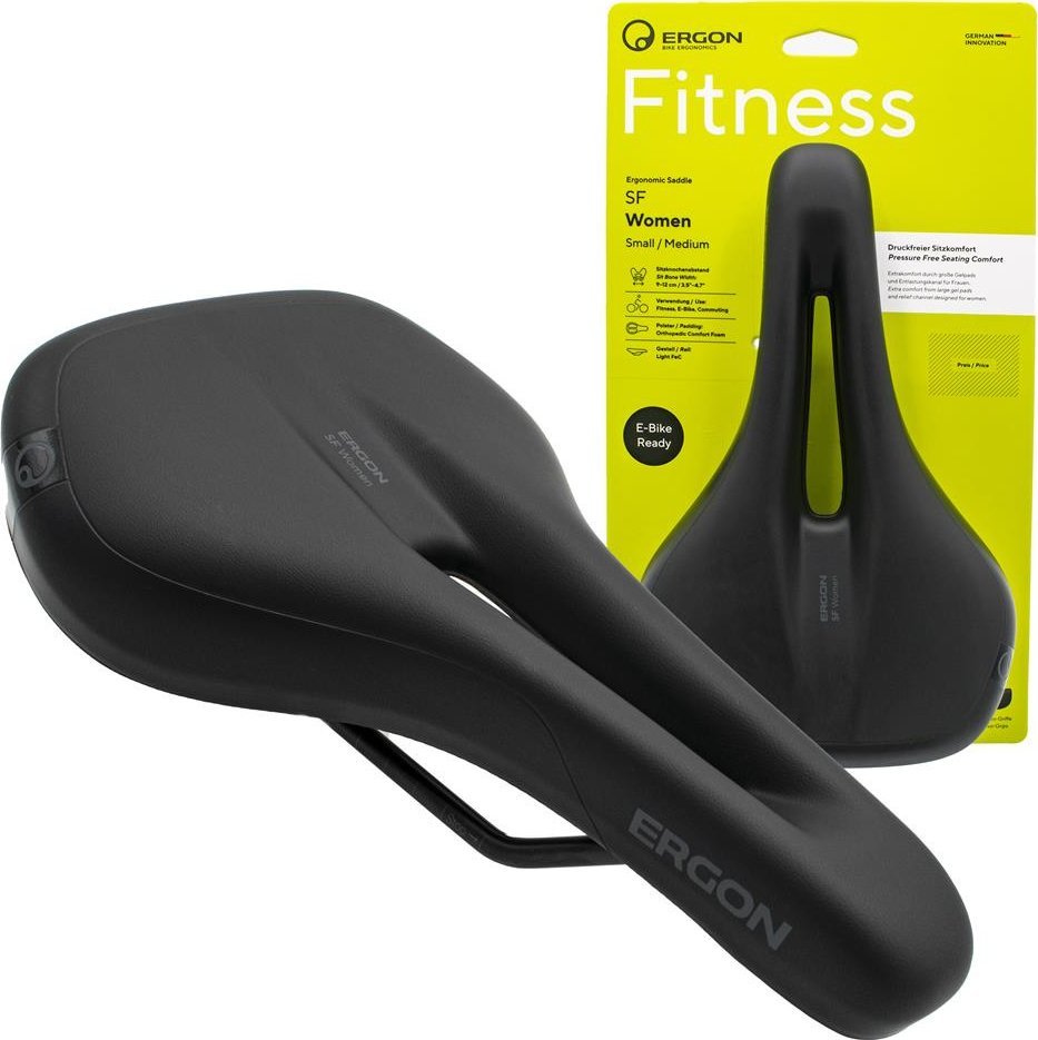 Siodełko Ergon SF Woman, rozmiar S/M, czarne