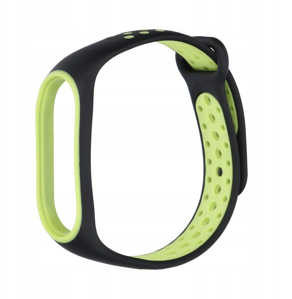 Pasek silikonowy do XIAOMI Mi Band 5 / 6 / 7 zielony (05)