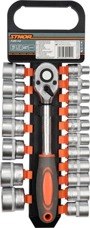 Zestaw narzędzi Sthor 19 el. (58634)