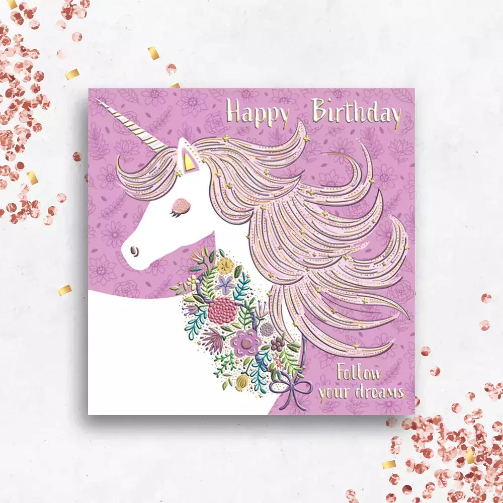 Karnet KW Urodziny - Klacz jednorożec