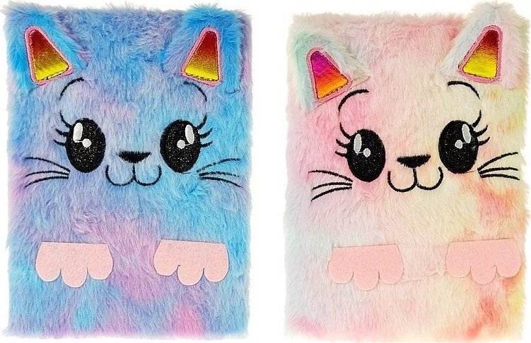 Notes A5 w okładce pluszowej MIX