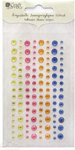 DP Craft Kryształki samoprzylepne 120 sztuk Tropical Island