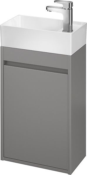 Cersanit Szafka podumywalkowa Crea 39,2cm szary mat (5902115724404)