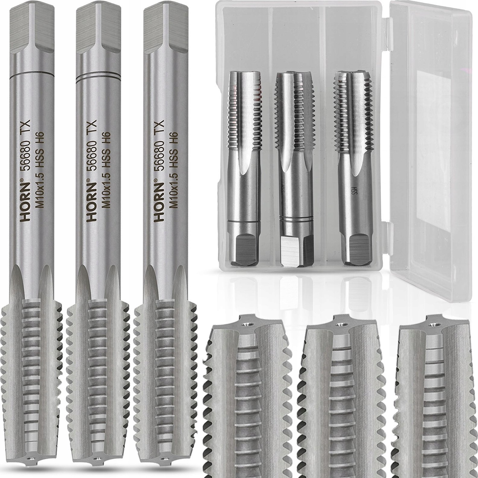 ARTPOL ARTPOL KOMPLET GWINTOWNIKÓW RĘCZNYCH M 10x1,50mm 3szt.