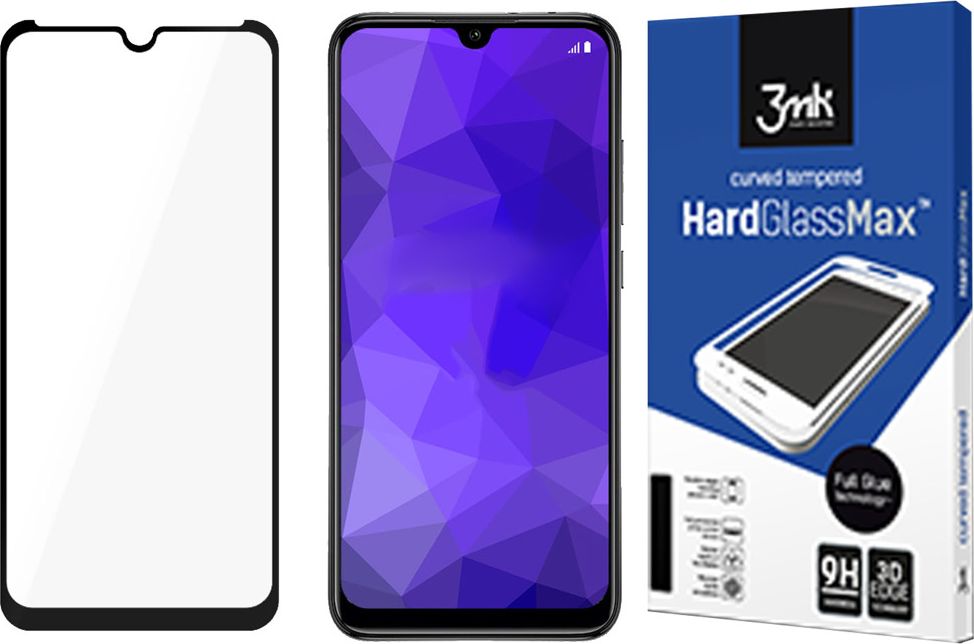 3MK 3mk Hardglass Max Xiaomi Mi A3 Czarny/black, Fullscreen Glass