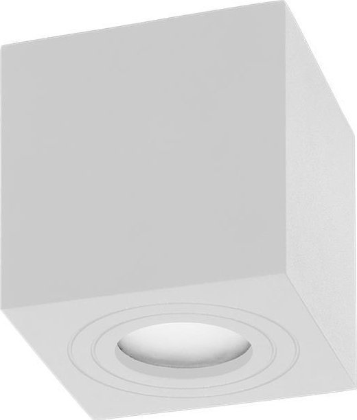 Lampa sufitowa Orno MEGY DLS GU10 downlight max 50W, IP54, kwadrat, biały, aluminium,AD-OD-6143WGU10