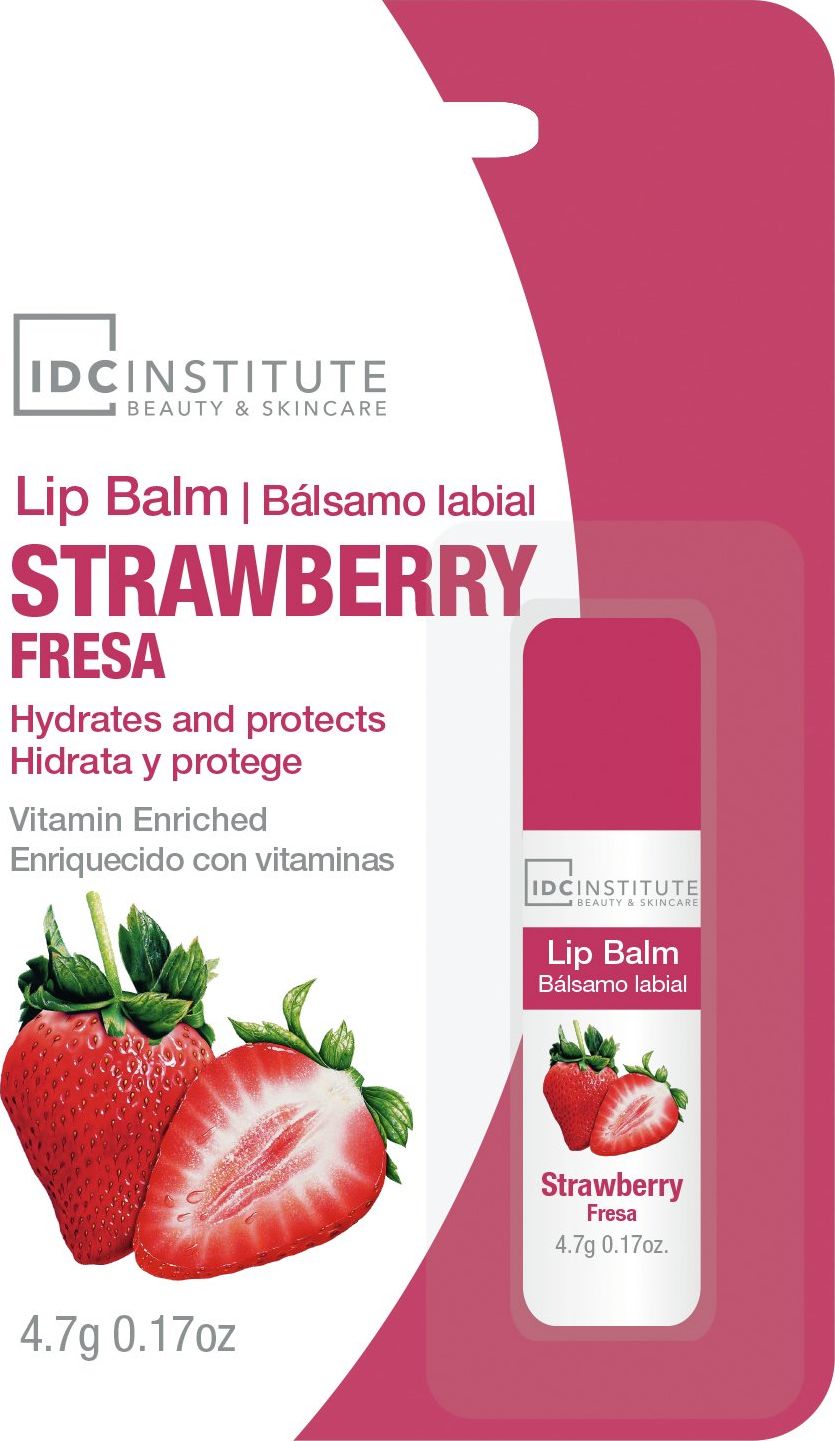 IDC Drėkinantis ir saugantis lūpų balzamas IDC Institute Lip Balm Strawberry 4.7 g