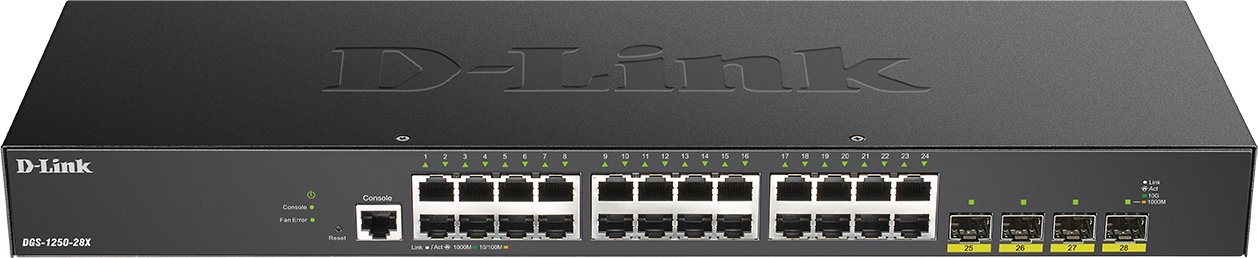 Switch D-Link DGS-1250-28XMP/E