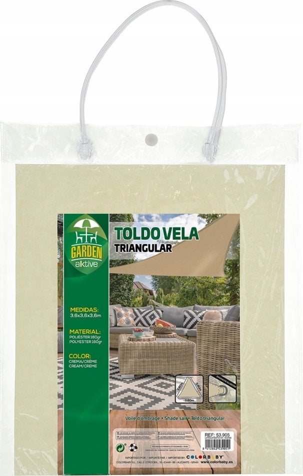 Aktive POLIESTER TRIANGLE GARDEN CANO