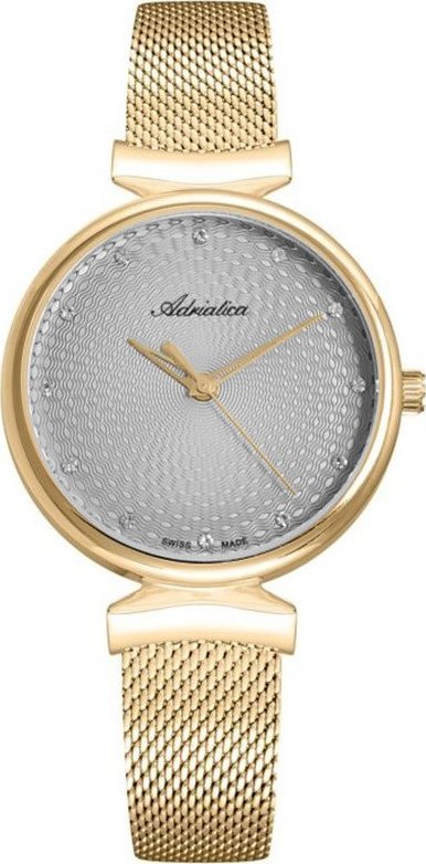 Zegarek Adriatica Zegarek damski Adriatica A3748.1147Q CYRKONIE złoty