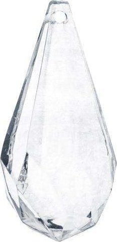 Party Deco Zawieszki Krople, bezbarwny, 23 x 51mm (1 op. / 5 szt.)