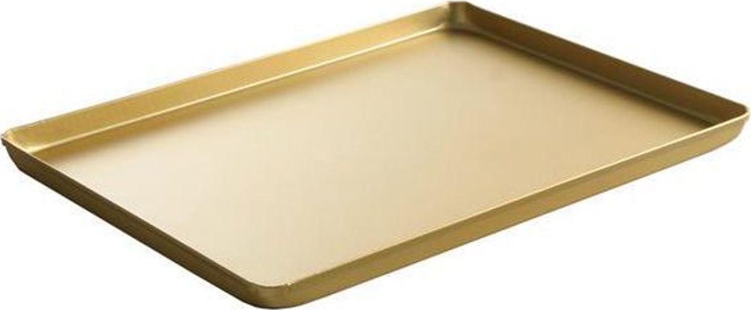 Hendi Taca cukiernicza piekarnicza ekspozycyjna z aluminium 400x300x20mm złota