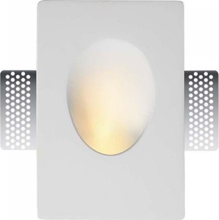 Kinkiet V-TAC Oprawa Gipsowa V-TAC Kinkiet Ścienny GU10 Biały 120x180 VT-11007 3 Lata Gwarancji