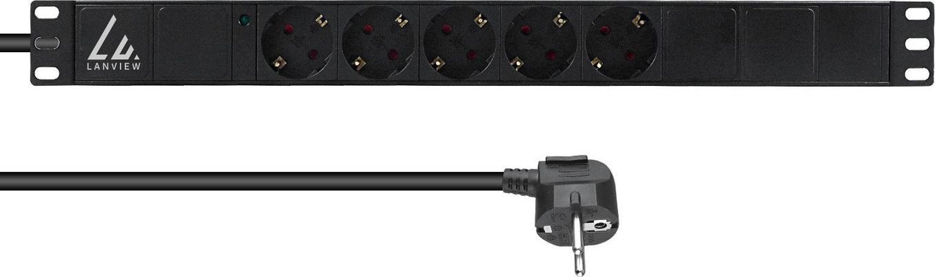 Listwa zasilająca Lanview 19'' rack mount power strip,