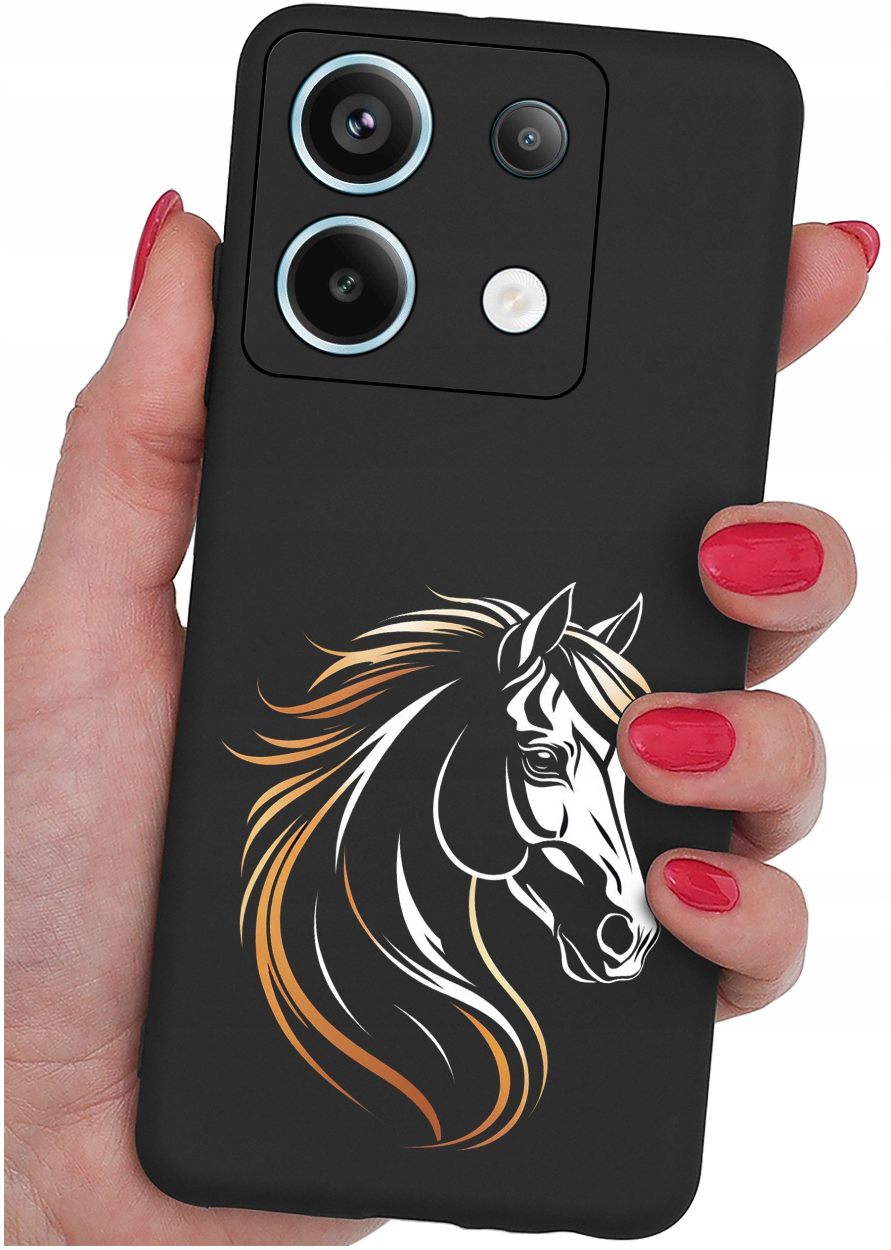 ETUI do Xiaomi Redmi Note 13 Pro 5G WZORY |SILIKONOWE MATT CASE +SZKŁO 9H